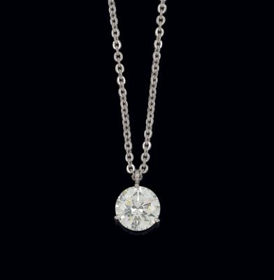 A brilliant solitaire pendant 5.11 ct, G/IF - Exquisite Jewels