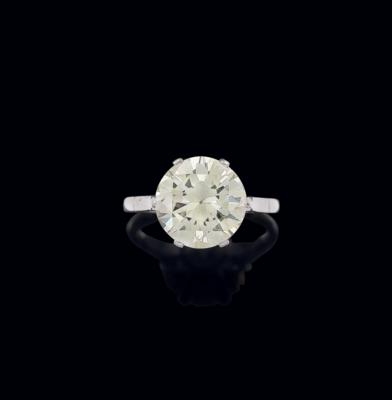 A brilliant solitaire ring 5.08 ct - Exkluzivní šperky