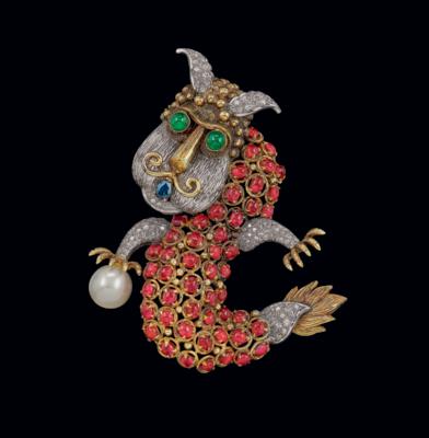 A mythical creature brooch - Exkluzivní šperky