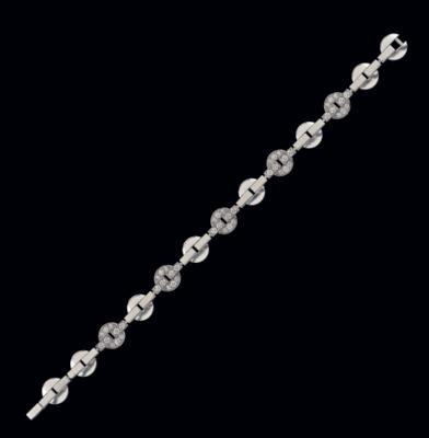 A Himalia brilliant bracelet by Cartier, total weight c. 1.60 ct - Gioielli scelti