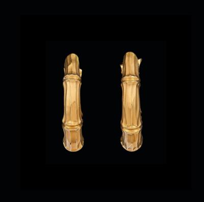 A pair of ‘Bamboo’ creole earrings by Cartier - Exkluzivní šperky