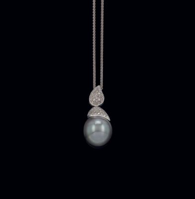 A South Sea cultured pearl pendant (Tahiti), by Tamara Comolli - Exquisite Jewels