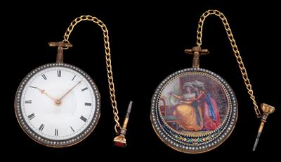 A decorative pocket watch no. 4087 - Náramkové a kapesní hodinky