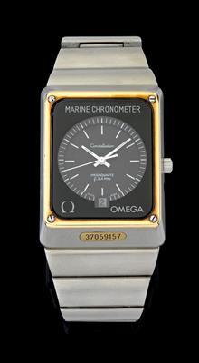 Omega Marine Chronometer Constellation Mega Quartz F 2,4 MHz - Armband- und Taschenuhren
