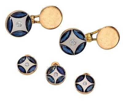 A gentleman's jewellery set - Orologi da polso e da tasca