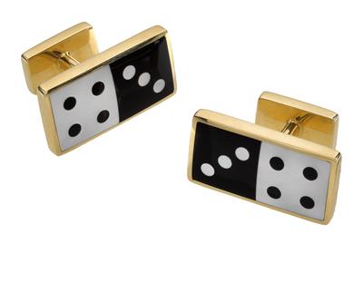 Tiffany & Co. - A pair of cufflinks Domino - Náramkové a kapesní hodinky