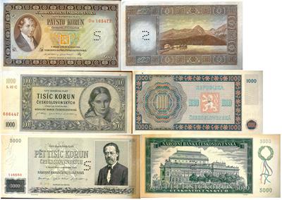 CSSR - Münzen, Medaillen und Papiergeld