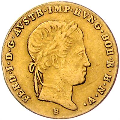 Ferdinand I. GOLD - Coins, medals and paper money