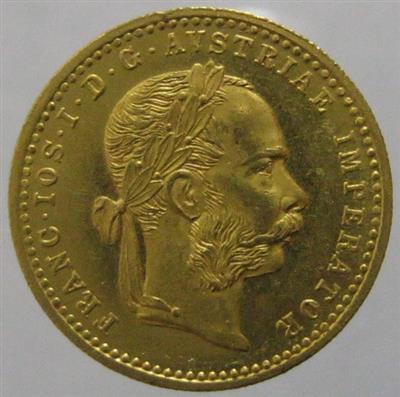 Franz Josef I. GOLD - Münzen, Medaillen und Papiergeld