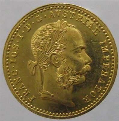 Franz Josef I. GOLD - Münzen, Medaillen und Papiergeld