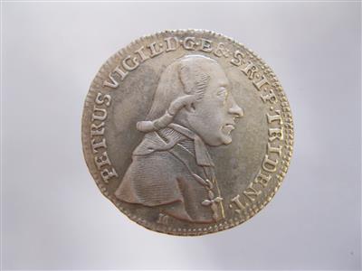 Trient, Peter Virgil von Thun 1776-1800 - Coins, medals and paper money