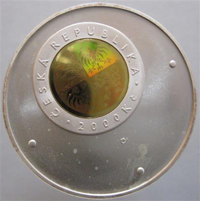 Tschechische Republik - Mince, medaile a papírové peníze