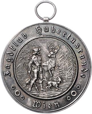 Wien- Jagdclub Hubertusrunde - Mince, medaile a papírové peníze