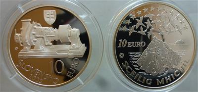 Euro- Silbersondermünzen - Münzen, Medaillen und Papiergeld