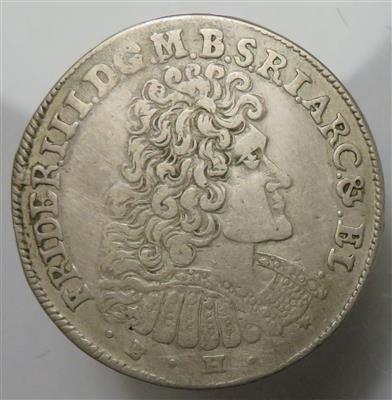 Brandenburg, Kurfürst Friedrich III. 1688-1701 - Monete, medaglie e cartamoneta