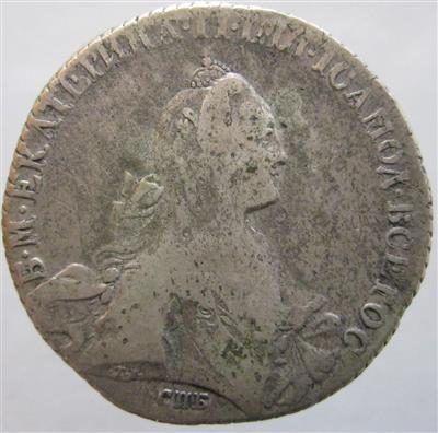 Katharina II. 1762-1796 - Münzen, Medaillen und Papiergeld