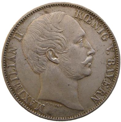 Bayern, Maximilian II. 1848-1864 - Monete, medaglie e cartamoneta