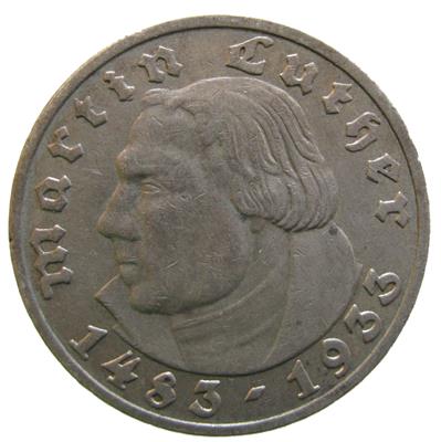 Deutschland, 5 Reichsmark 1933 A - Monete, medaglie e cartamoneta