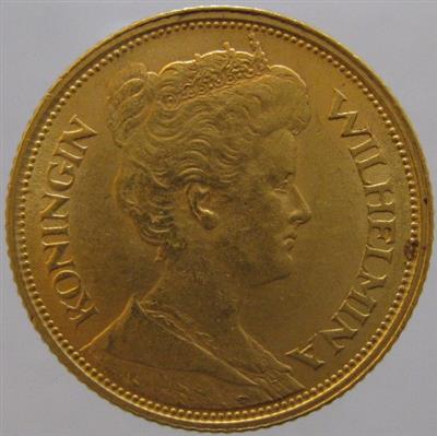Wilhelmina 1890-1948, GOLD - Monete, medaglie e cartamoneta