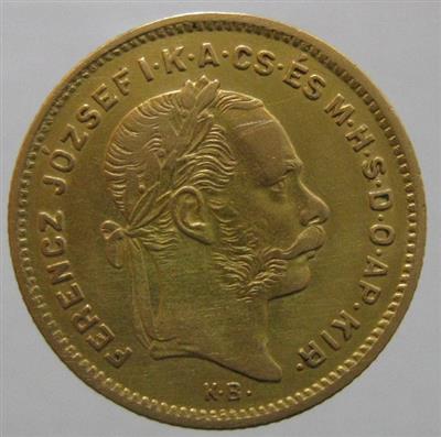 Franz Josef I. GOLD - Mince, medaile a papírové peníze