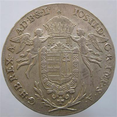 Josef II. - Coins, medals and paper money