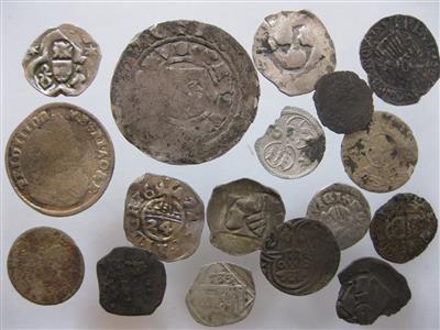 Mittelalter und frühe Neuzeit - Mince, medaile a papírové peníze