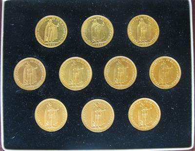 Franz Josef I. 1848-1916 GOLD - Mince