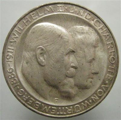 Württemberg, Wilhelm II. 1891-1918 - Mince