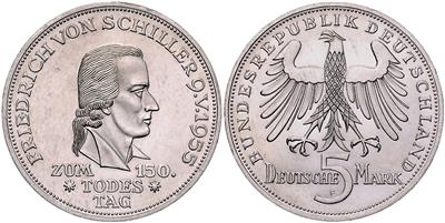 5 DM 1955 F - Münzen