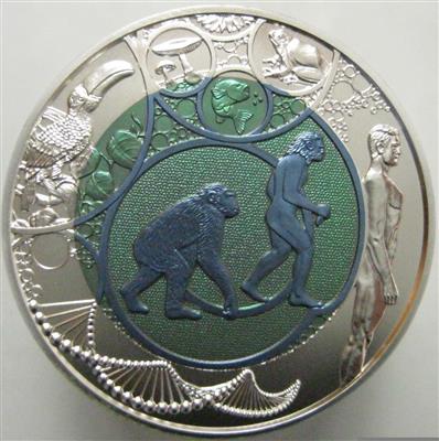 Bimetall Niobmünze Evolution - Münzen