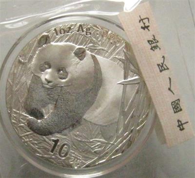 China 10 Yuan 2002 Panda - Münzen