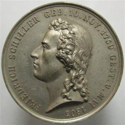 Friedrich Schiller / Schillerfeier Berlin - Münzen
