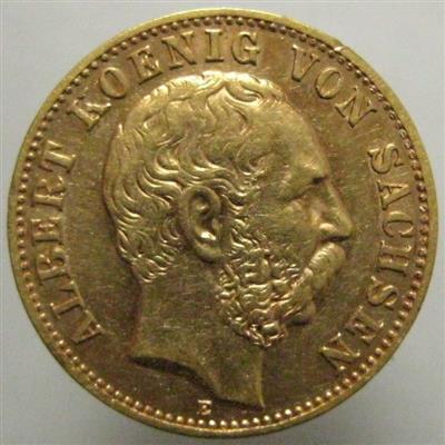 Sachsen, Albert 1873-1902 GOLD - Münzen