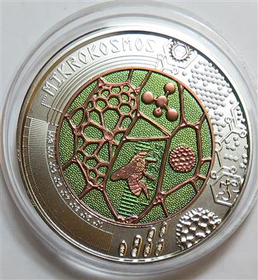 Bimetall Niobmünze Mikrokosmos - Coins