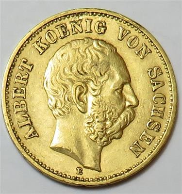 Sachsen, Albert 1873-1902 GOLD - Monete