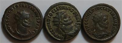 Diocletianus 284-305 (3 Stk.) - Monete