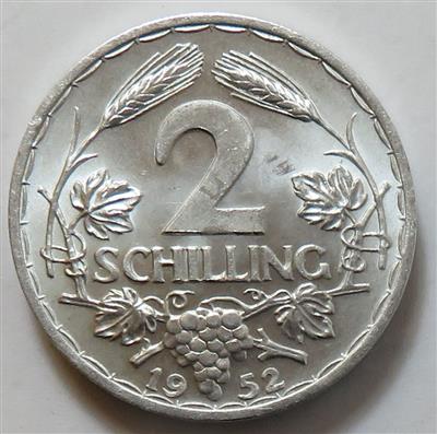 2 Schilling 1952 - Münzen und Medaillen
