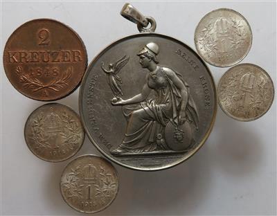Franz Josef I. (ca. 26 Stk., davon 14 AR) - Münzen und Medaillen
