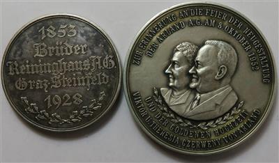 Graz (2 Stk. AR Medaillen) - Münzen und Medaillen