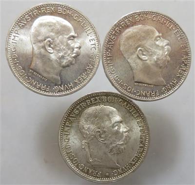 Franz Josef I. (ca. 19 Stk. AR) - Münzen und Medaillen