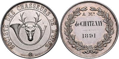 Jägergesellschaft des Departements Oise - Münzen und Medaillen