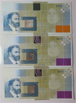 Österreichische Banknotenund Sicherheitsdruck GmbH (3 Stk.) - Münzen und Medaillen