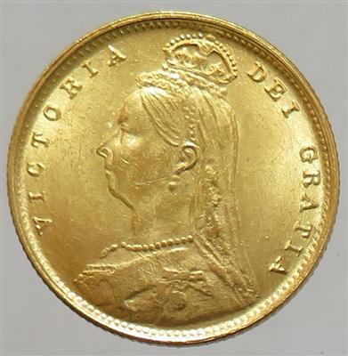 Victoria 1837-1901 GOLD - Münzen und Medaillen