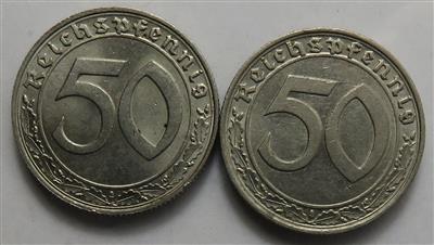 Deutsches Reich (ca. 14 Stk., davon 11 AR) - Münzen und Medaillen