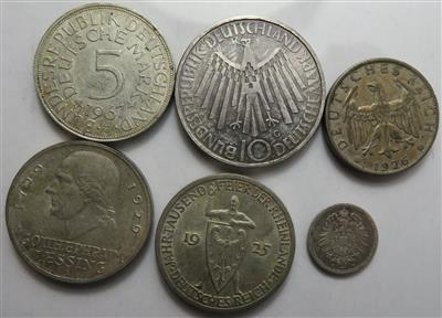 Deutschland (6 Stk. AR) - Münzen und Medaillen