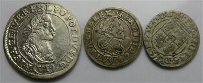 Ferdinand II., Leopold I. und Sigismund III. - Münzen und Medaillen