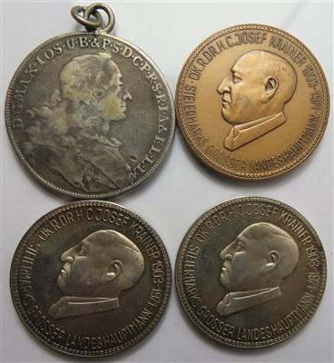 International (4 Stk., davon 3 AR) - Münzen und Medaillen