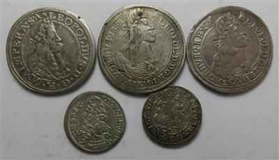 Leopold I. (5 AR) - Münzen und Medaillen