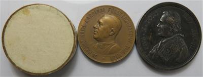 Religiöse Medaillen (2 Stk., davon 1 AR) - Münzen und Medaillen