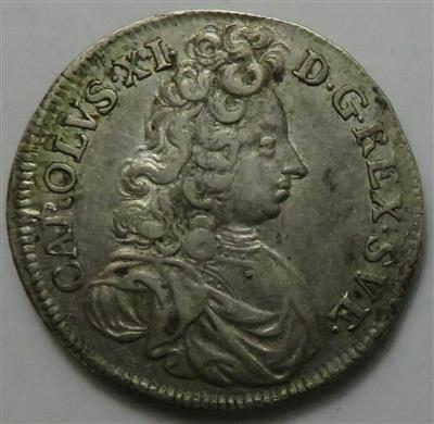 Schweden, Karl XI. 1660-1697 - Münzen und Medaillen